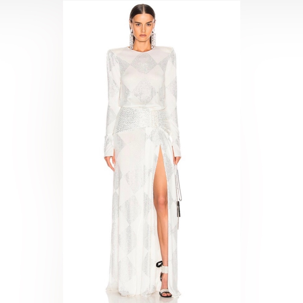 Raisa Vanessa Strass Embelished Maxi Dress